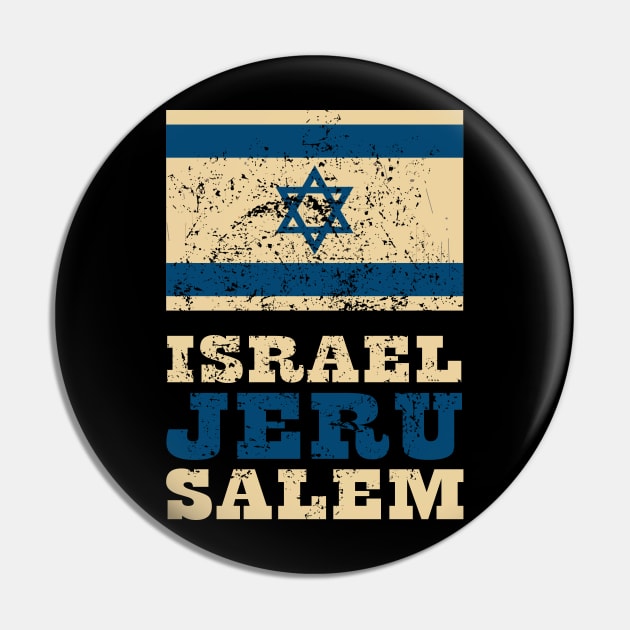 Flag of Israel Pin by KewaleeTee