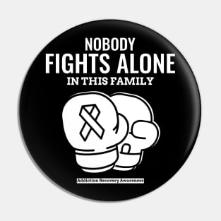 Addiction Recovery Awareness Pin