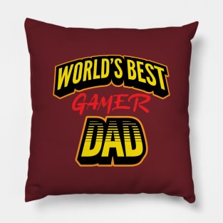 Worlds Best Gamer Dad Pillow