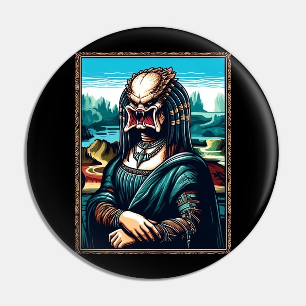 Predator x Mona lisa Pin by nerd.collect