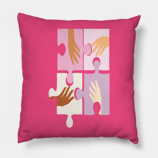 Happy international womens day Pillow by Eye4Design