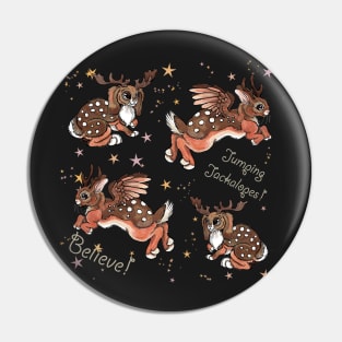 Jumping Jackalopes Pin