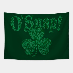 O Snap Irish Shamrock St Pattys Day Tapestry