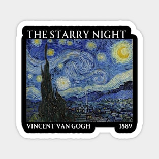 Sleek Starry Night by Vincent Van Gogh Portrait Magnet