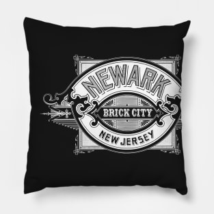 Vintage Newark, NJ Pillow