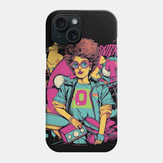 Born In The 70s Raised In The 80s Phone Case by Pixy Official