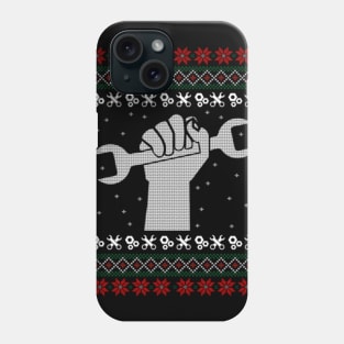 Mechanic Ugly Christmas Sweater Gift Phone Case