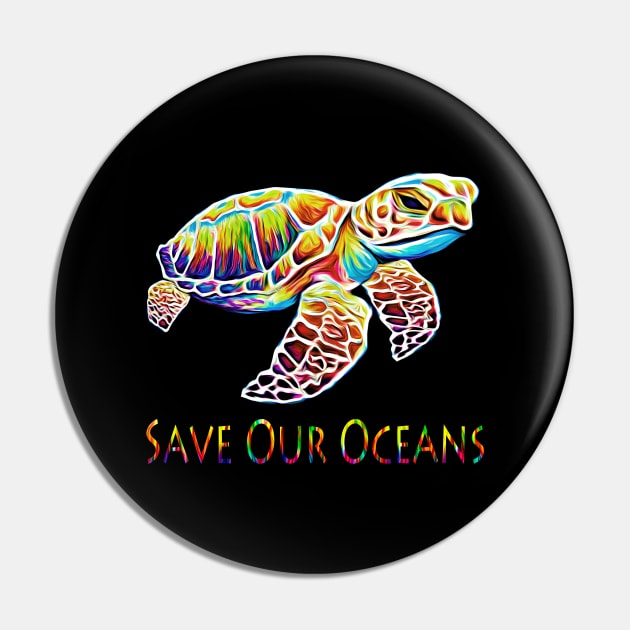 Save Our Oceans Pin by RockettGraph1cs