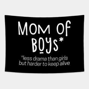 Mom of boys Tapestry