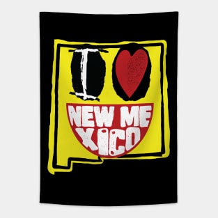 I Love New Mexico Smiling Happy Face Tapestry