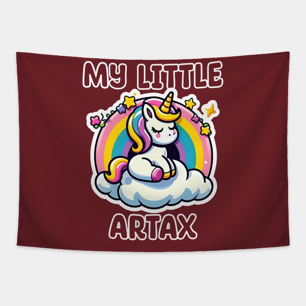 MY LITTLE ARTAX Tapestry by lumenoire