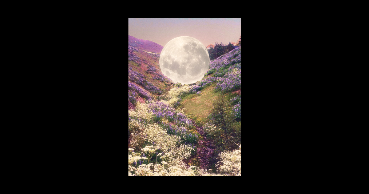 Lua - Moon Flower - Sticker | TeePublic