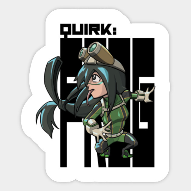 Tsuyu Asui My Hero Academia Sticker Teepublic