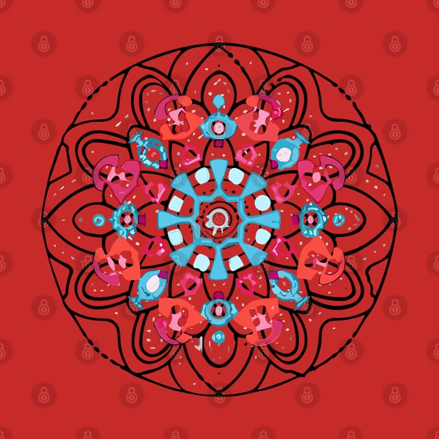 mandala Clamber drawingmandala Skip Craft by Martin Young