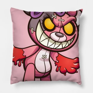 Scary teddy bear Pillow