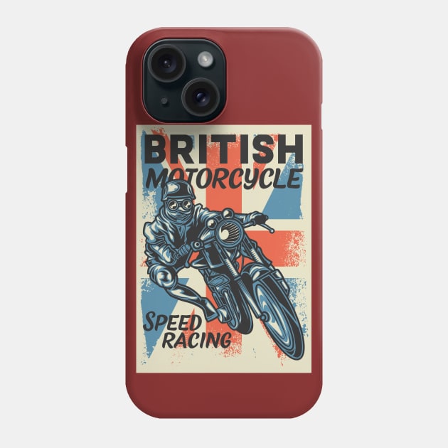 British Motorcycles Phone Case by ManxHaven