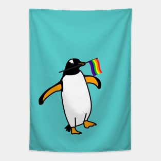 pride penguin Tapestry