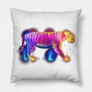 Colorful Tiger Pillow