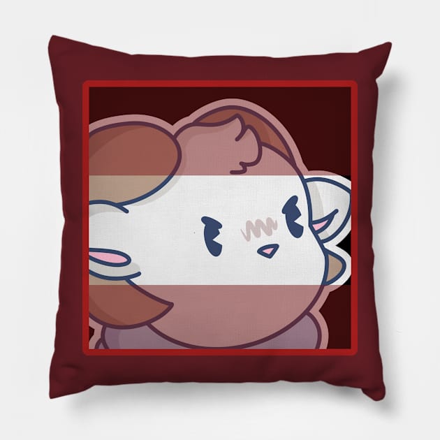 Angry Jschlatt icon Pillow by Snorg3