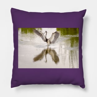 Tricolored Heron Angel Wings Pillow