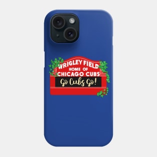 Chicago Wrigley Field Sign Phone Case