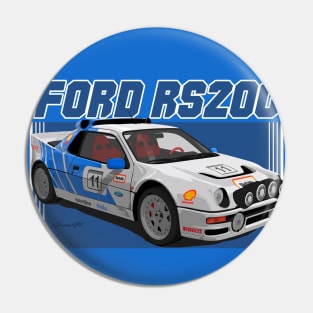 Ford RS200 Group B Pin