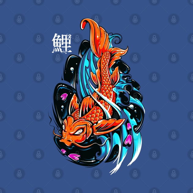 Colorful Zen Koi by machmigo