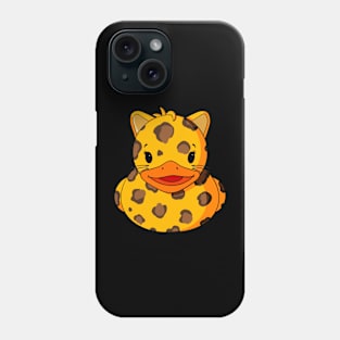 Leopard Rubber Duck Phone Case