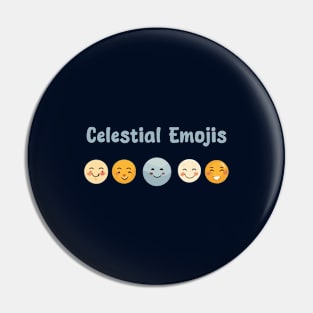 Different emojis in planet bodies Pin