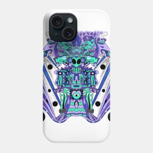 mictlan hell keeper astronaut ecopop Phone Case