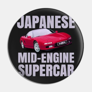 JDM Midengine Supercar Pin