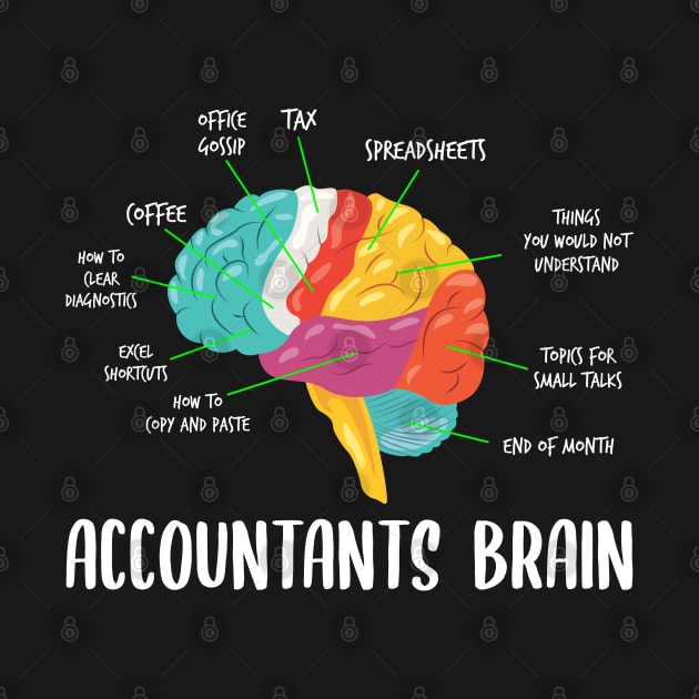 Accountants brain  Accounting tax season by Caskara