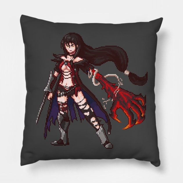 Velvet Crowe Pillow by ZioCorvid