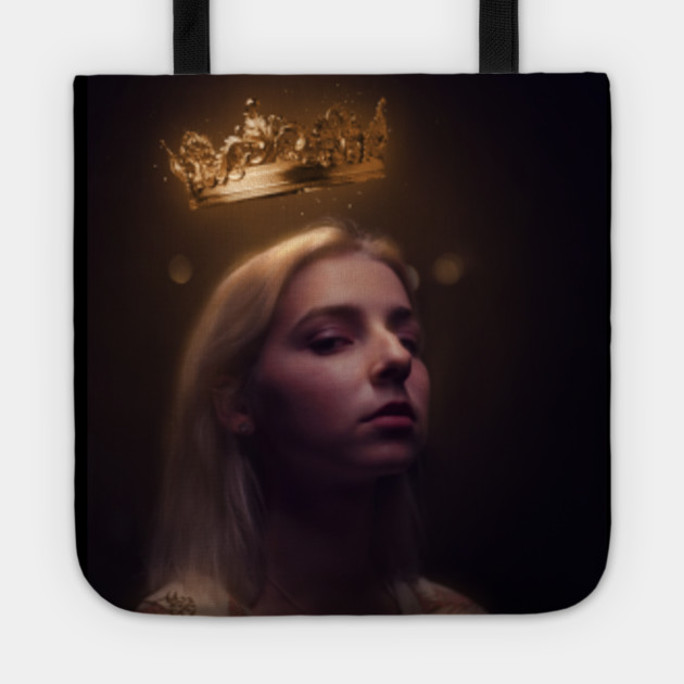 You Should See Me In A Crown Billie Eilish Tote Teepublic - billie eilish you should see me in a crown roblox id