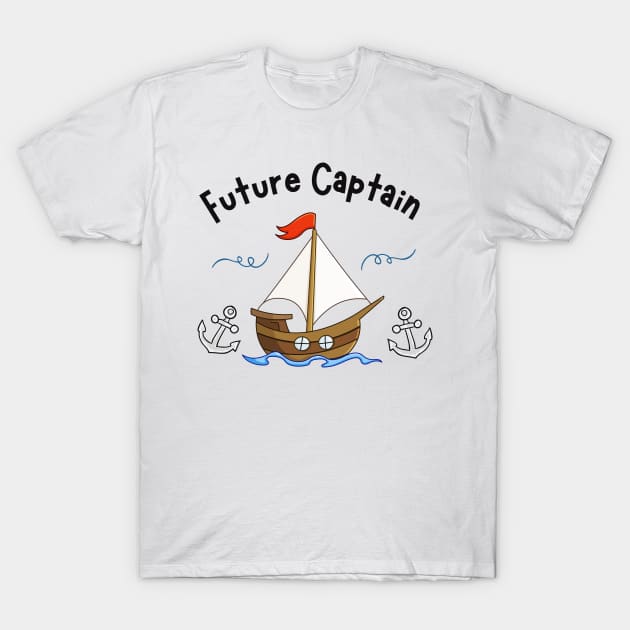 Sailing Sailboat Future Captain Children Women's T-Shirt