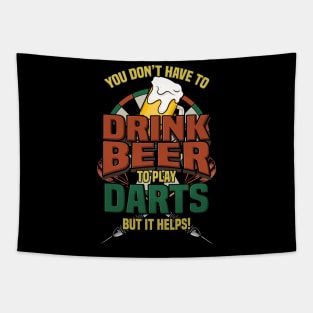 Darts T-Shirts aim throw target goal gift Tapestry