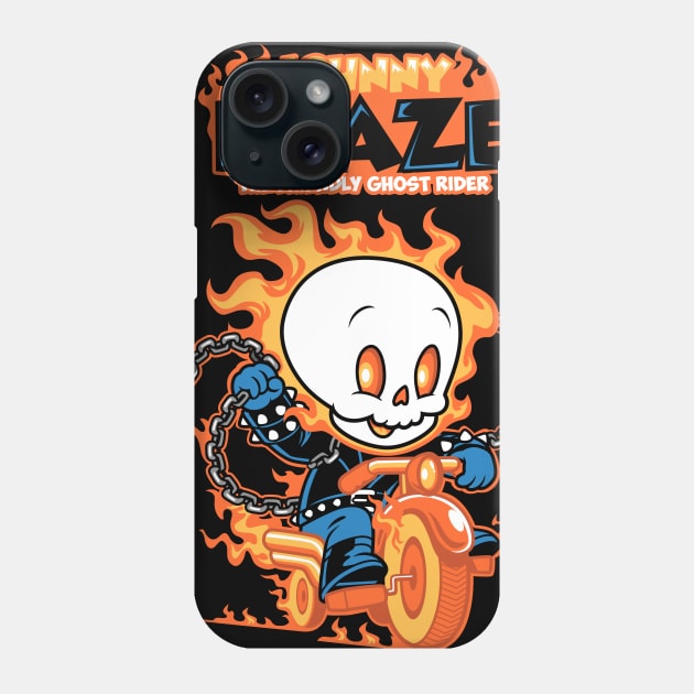 Johnny Blaze Phone Case by harebrained