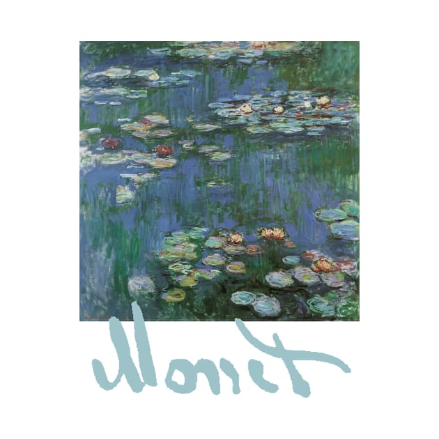 Waterlilies by Claude Monet by MasterpieceCafe