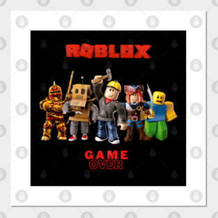 Roblox Character Head Posters And Art Prints Teepublic - roblox head ascii art