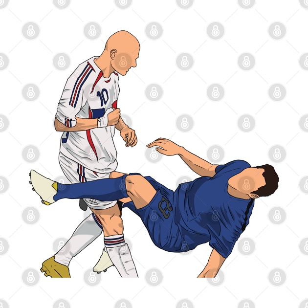 Zinedine Zidane by SickSticksCo