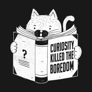 Curiosity Killed The Boredom Black T-Shirt