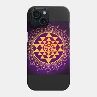 Sacred Geometry Sri Yantra Phone Case