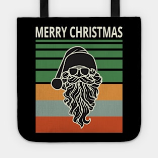 Vintage Santa Claus Merry Christmas Tote