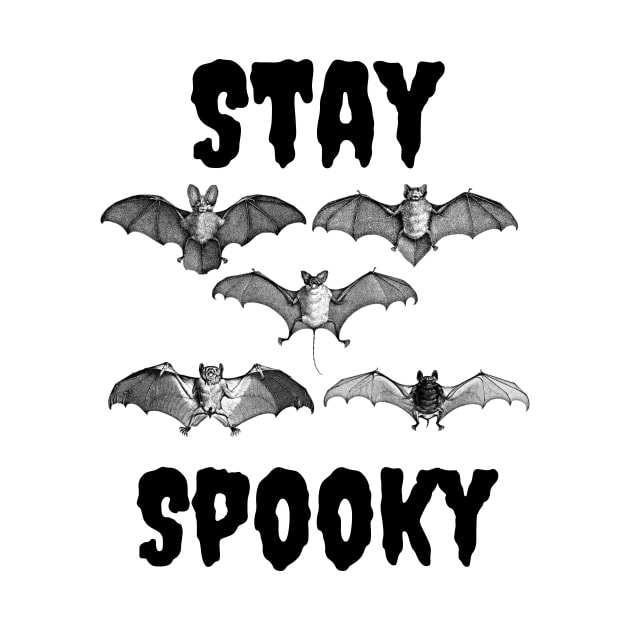 Stay Spooky Cute Bats by SpookyTee