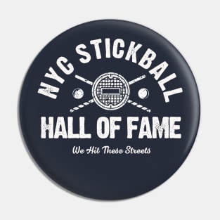 Stickball Hall of Fame Pin