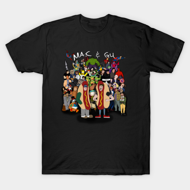 Discover Mac & Gu's Lonely Hot Dog Band - Sgt Peppers Lonley Hearts Club Band - T-Shirt