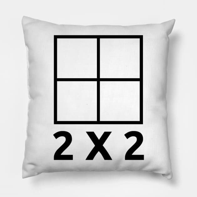 2x2 Pillow by cubinglife