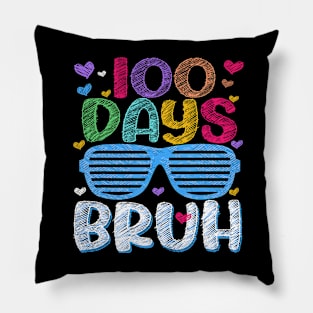 100 days Bruh Pillow
