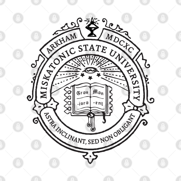 Miskatonic State University Seal by CthulhuForAmerica