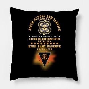 Army - 428th S&S Co - 319th QM Bn -  83rd ARCOM X 300 Pillow